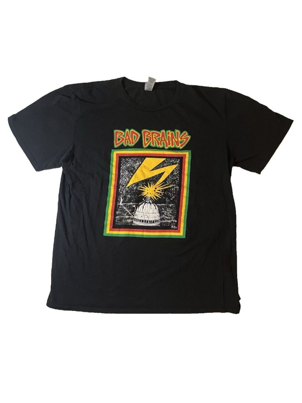 Bad Brains Banned In DC T Shirt Tour Shirt Band Concert Music Size L